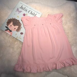 Janie & Jack Pink Smocked Dress 6-12 Months